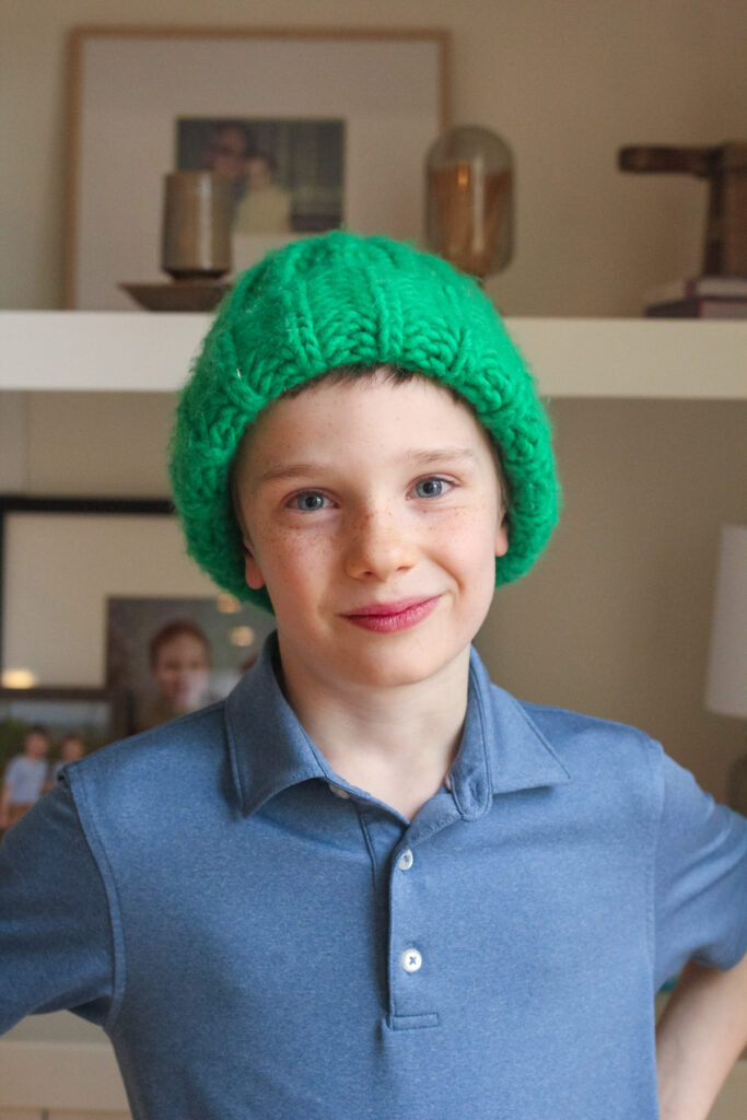 fisherman hat for kids knitting pattern