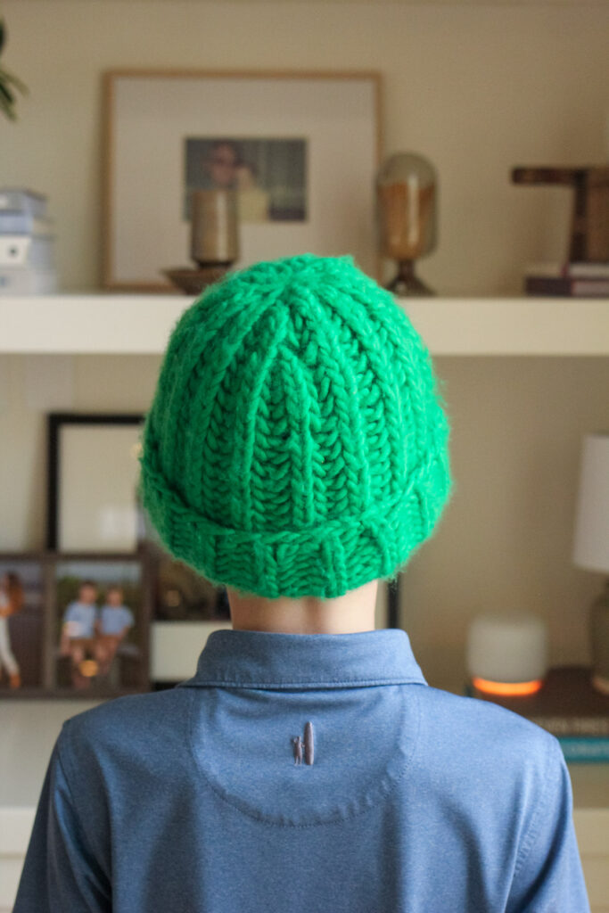 fisherman rib hat | easy knitting pattern from purls soho